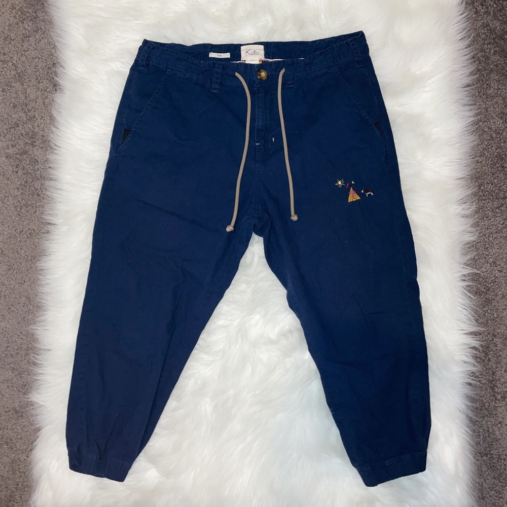 Koto Navy Blue Capri Pants